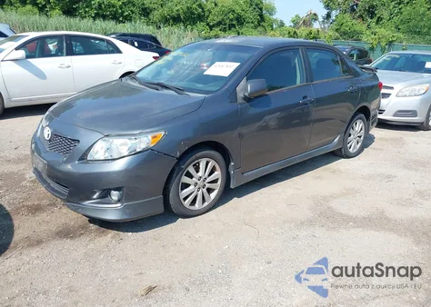 2010 Toyota Corolla S из США, поврежденный, VIN 2T1BU4EE2AC299801